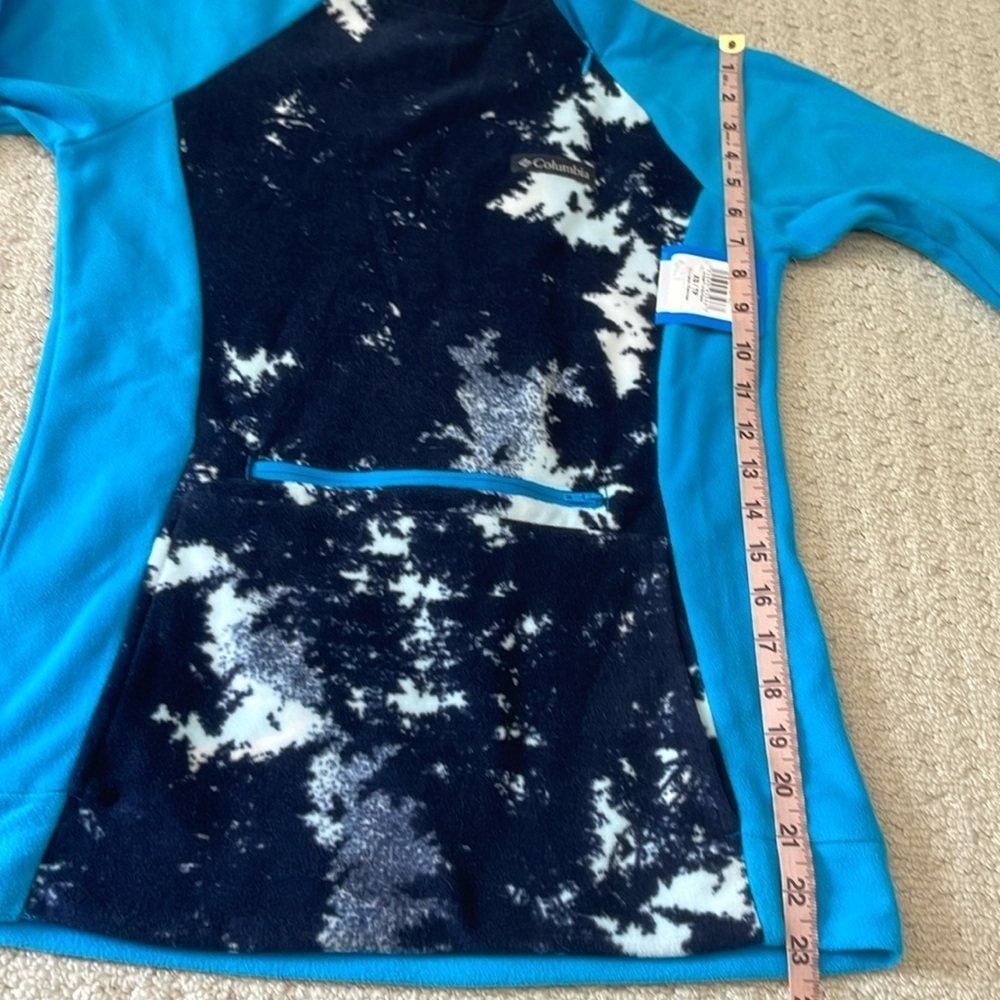 Columbia NWT Women’s Ali Peak 1/4 Zip Fleece Top Size XS Blue - Picture 12 of 13